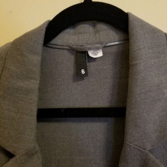 H&M Blazer gray size 6 - Picture 3 of 4